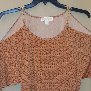 Michael Kors cold shoulder top